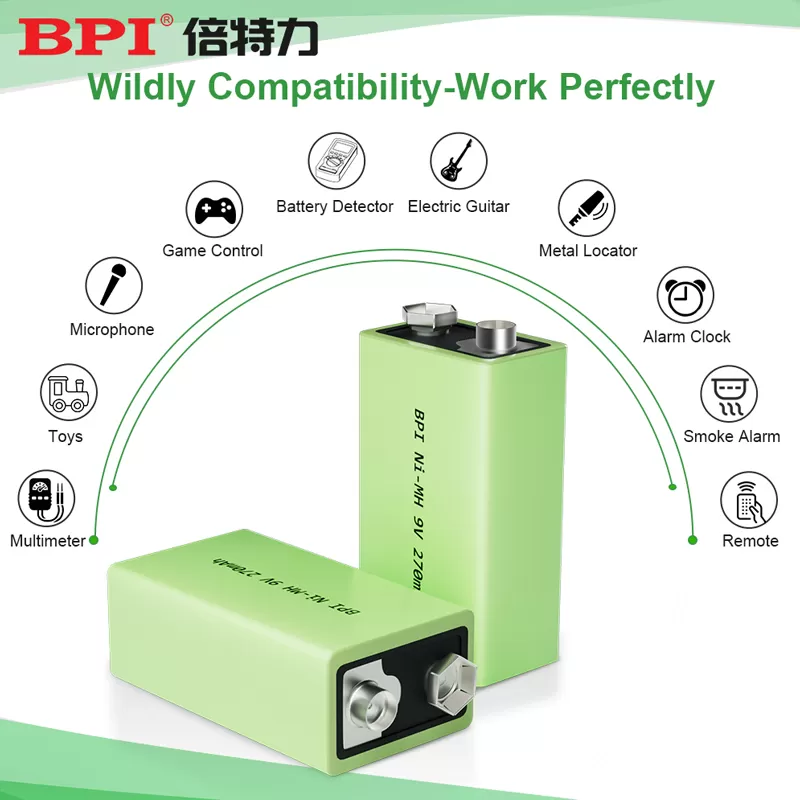 9v ni mh batteries suppliers