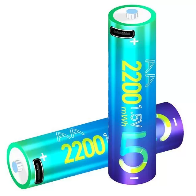 Baterías de litio de la serie AAA/AA Tipo-C