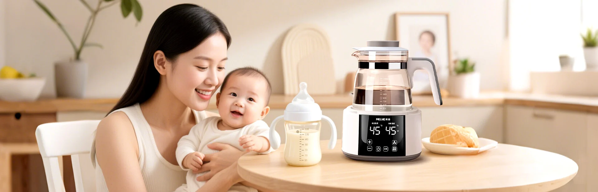 Características de la batería en dispensadores de fórmula