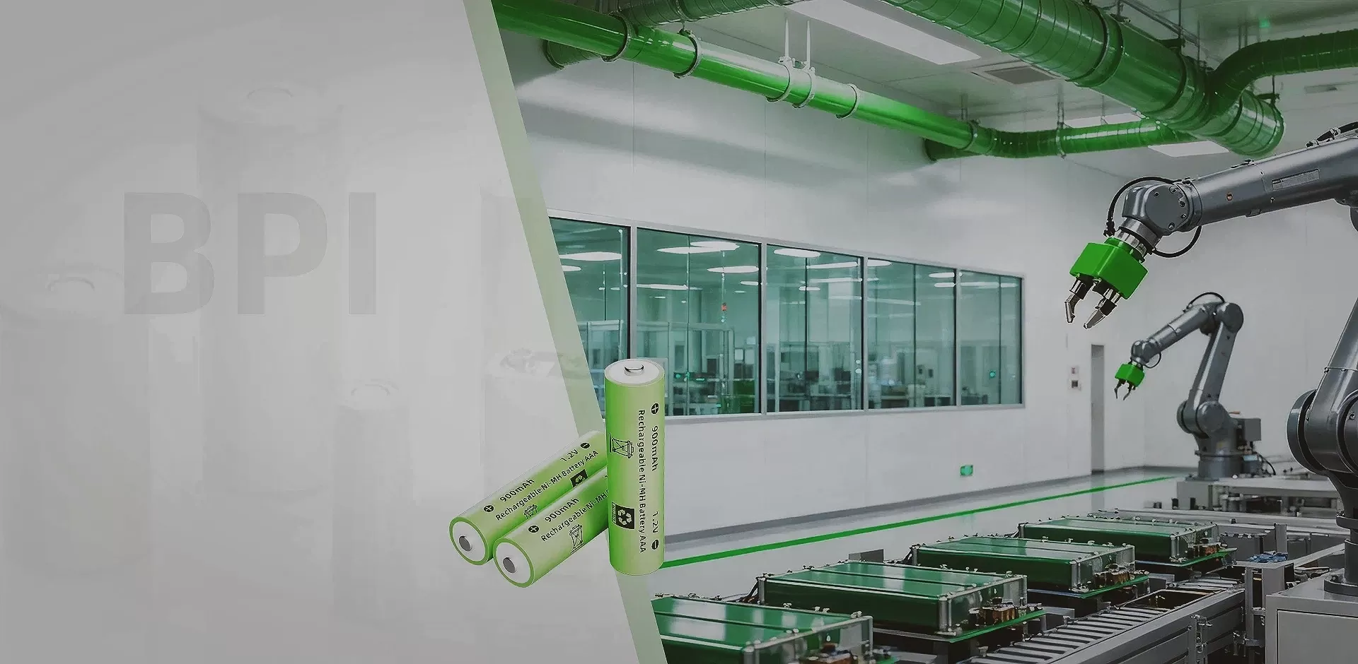 Baterías BPI en iluminación y lámparas