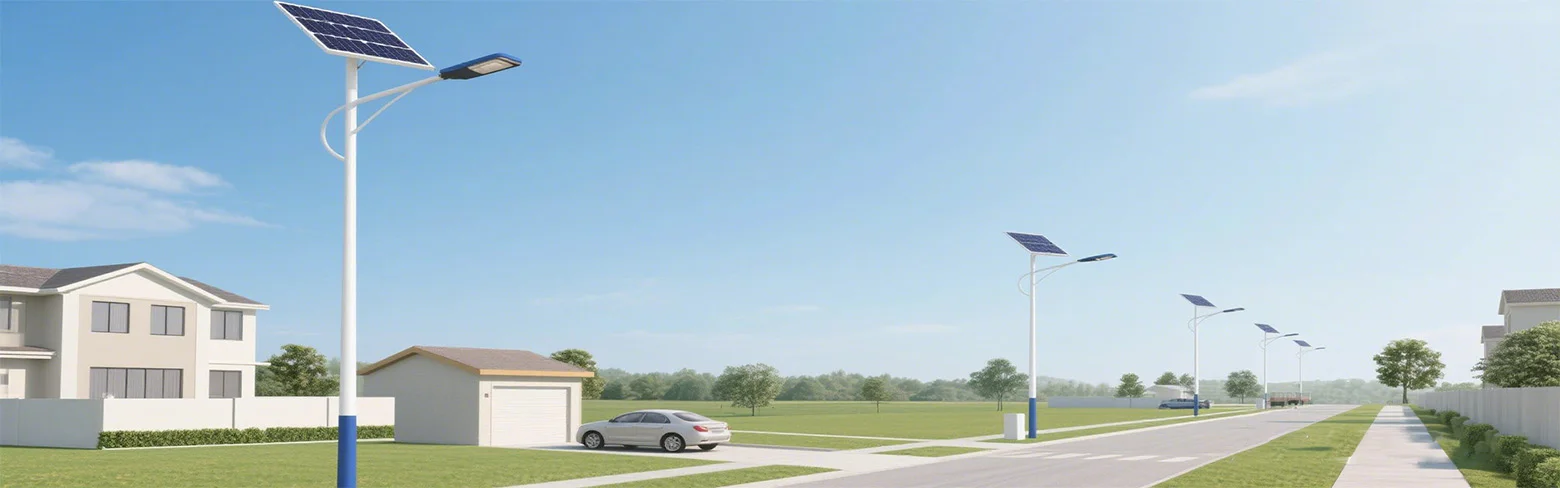 Características de la batería en luces de calle solares